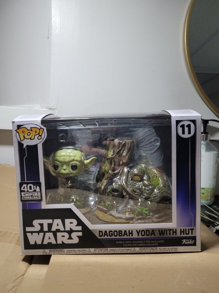 Funko Pop! Star Wars Dagobah Yoda With Hut