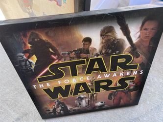 Canvas Frame Poster Star Wars The Force Awakens