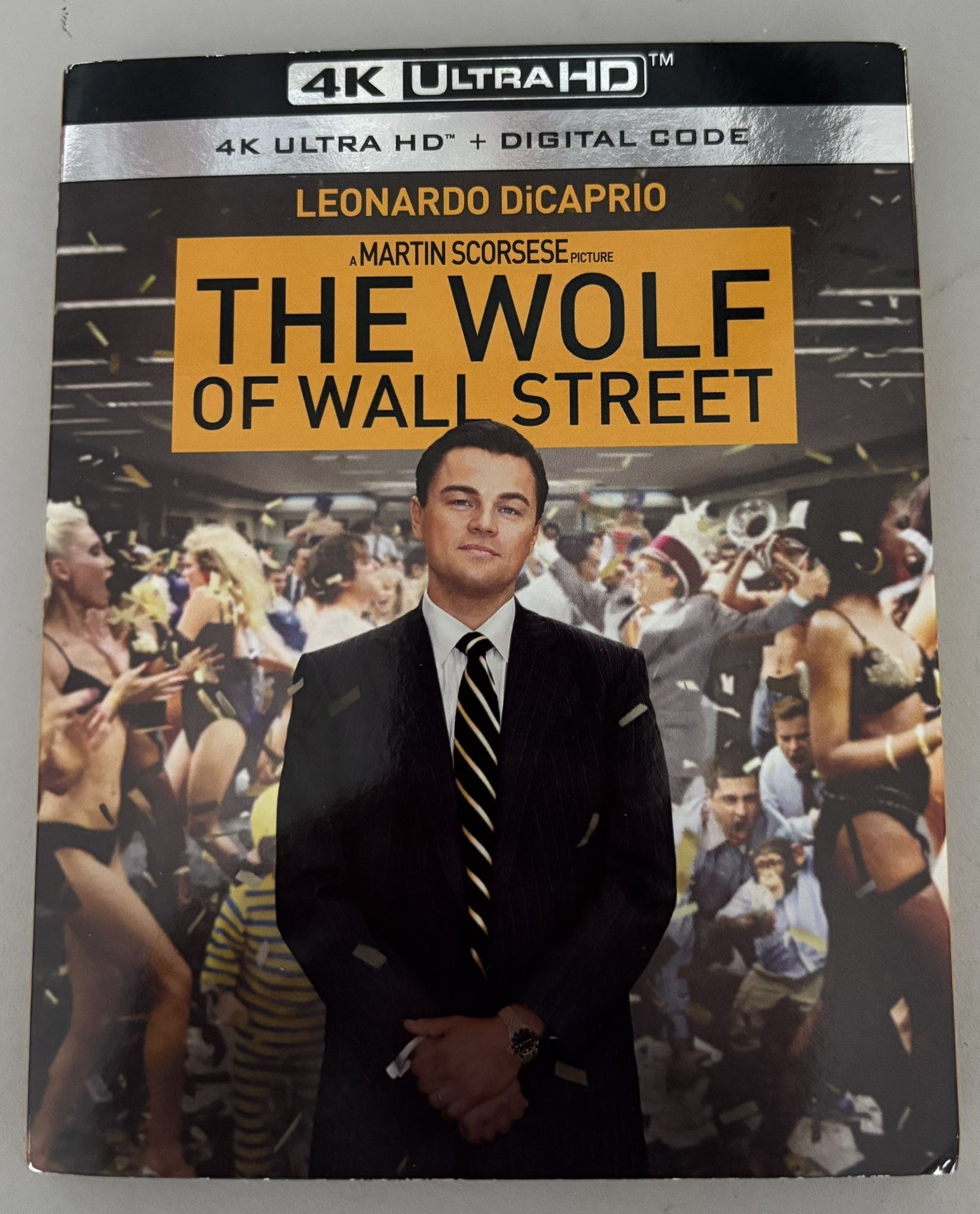 THE WOLF OF WALL STREET - 4K UHD Slipcover - Scorsese Leonardo Dicaprio