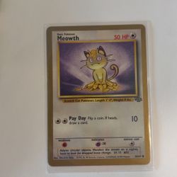 1999 Gold Bordered Meowth 