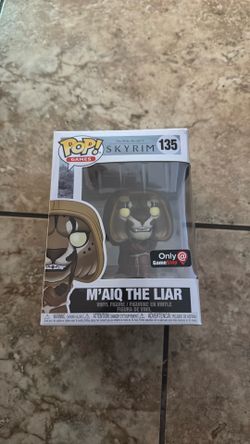 Funko Pop! Skyrim M’aiq the Liar #135 GameStop Exclusive – Vaulted – Mint in Box