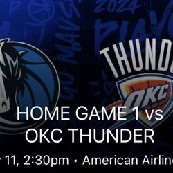 2 Tickets For $300 Dallas Mavericks Vs Oklahoma Thunders May/11/24 At 2:30 Pm American Airlines Center 