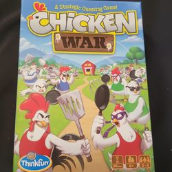 Thinkfun  Chicken War A Strategic Guessing Board Game Complete 🚢🐕🚢