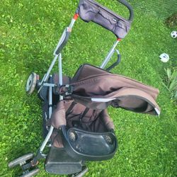 Joovy Double Stroller – Sturdy & Collaps