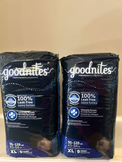 Goodnites Night Time Underwear Bundle 