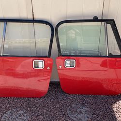Jeep CJ Doors Complete With Windows and Door Panels and Hardware