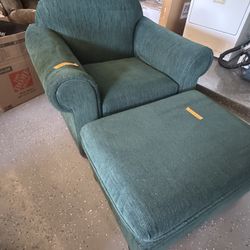 Chairs & Ottoman & Shelves