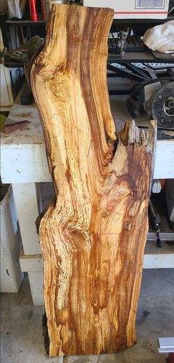 Rare Iowa Apple Wood Slab – Kiln Dried – Live Edge – One of a Kind