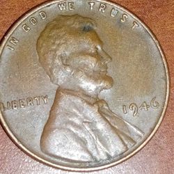 1946 No Mint Wheat Penny 