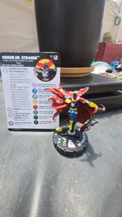 ​Marvel HeroClix Spider-Man and Venom: Absolute Carnage – Venom Dr. Strange #057 (Super Rare)