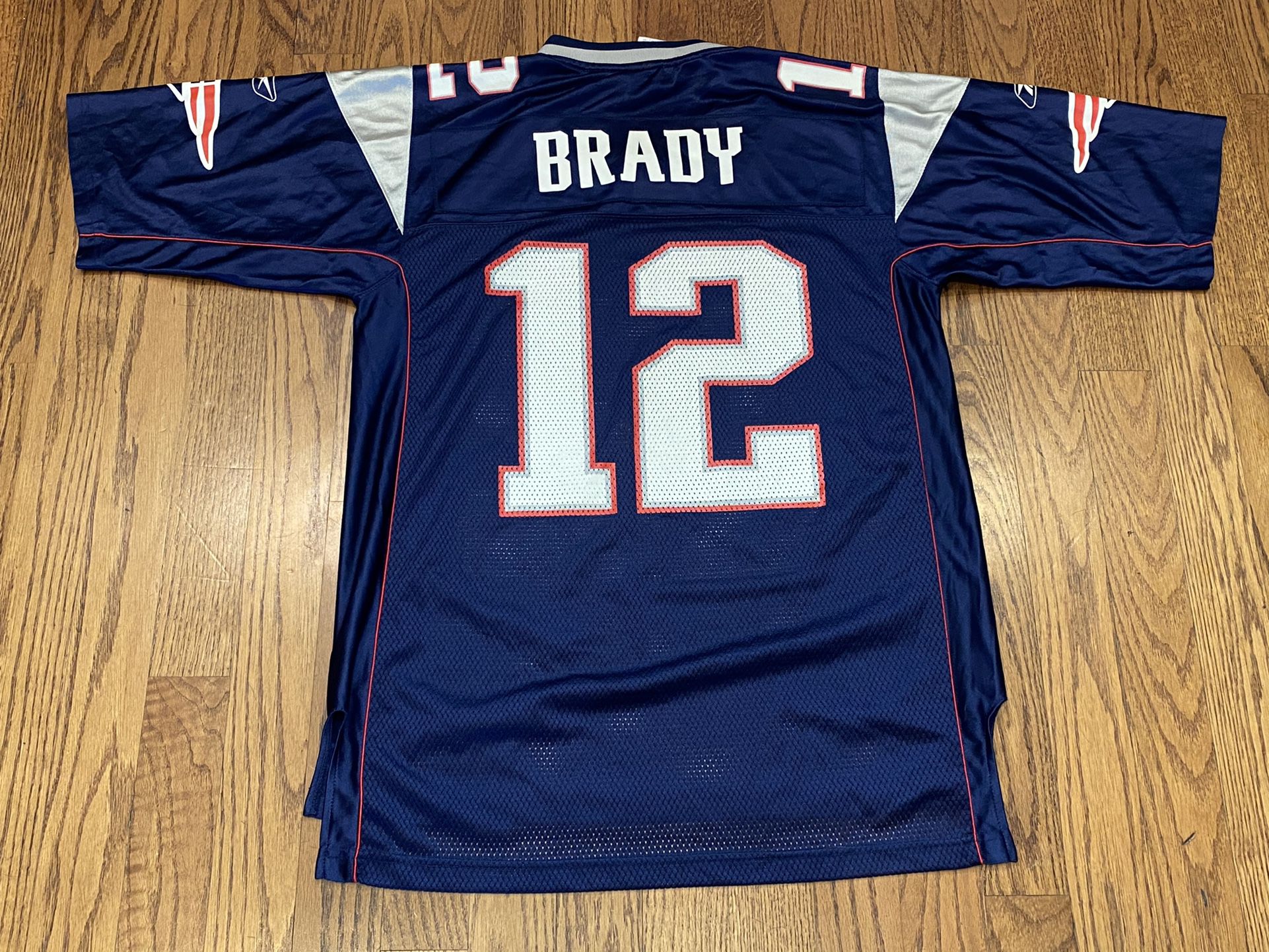 New England Patriots Tom Brady #12 Football Reebok NFL Jersey Size Medium