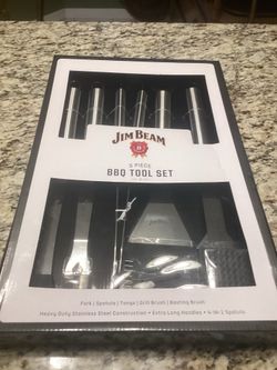 Stainless steel Barbecue tool set  5pieces new