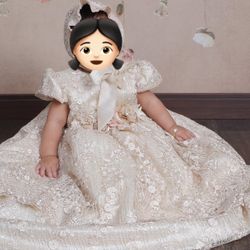 Ropon Para Bautizo Niña 