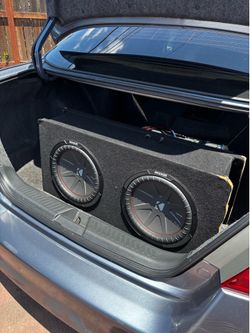 dual 12 inch Subwoofer box
