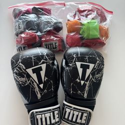 Title Boxing Gloves & Wraps 