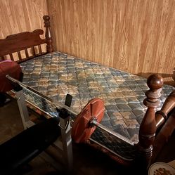 Twin-Size Traditional Solid Wood Bed