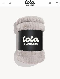 Lola Original Blanket – Silver Linings – Large 60x72🩶