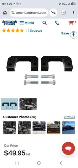 Suspension lift kit for front coilovers