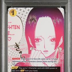 2026 One Piece Op14-118 You’ll Frighten Me Boa Hancock Manga Event Psa 10 English 