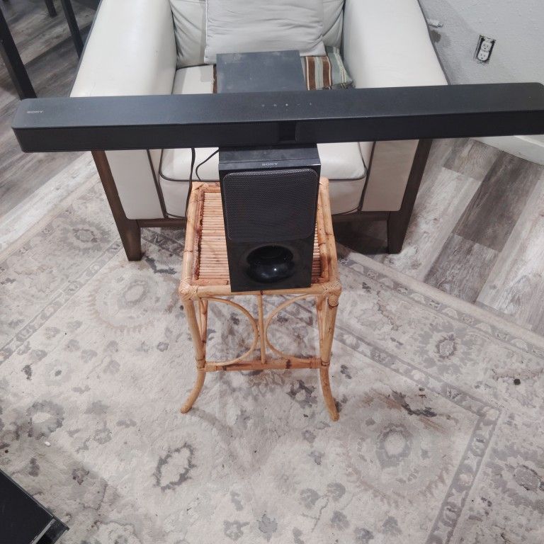 Sony Soundbar, Subwoofer And Remote