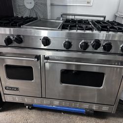 48” Viking Gas Range Stainless Steel 
