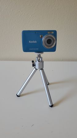 Camera with tripod
