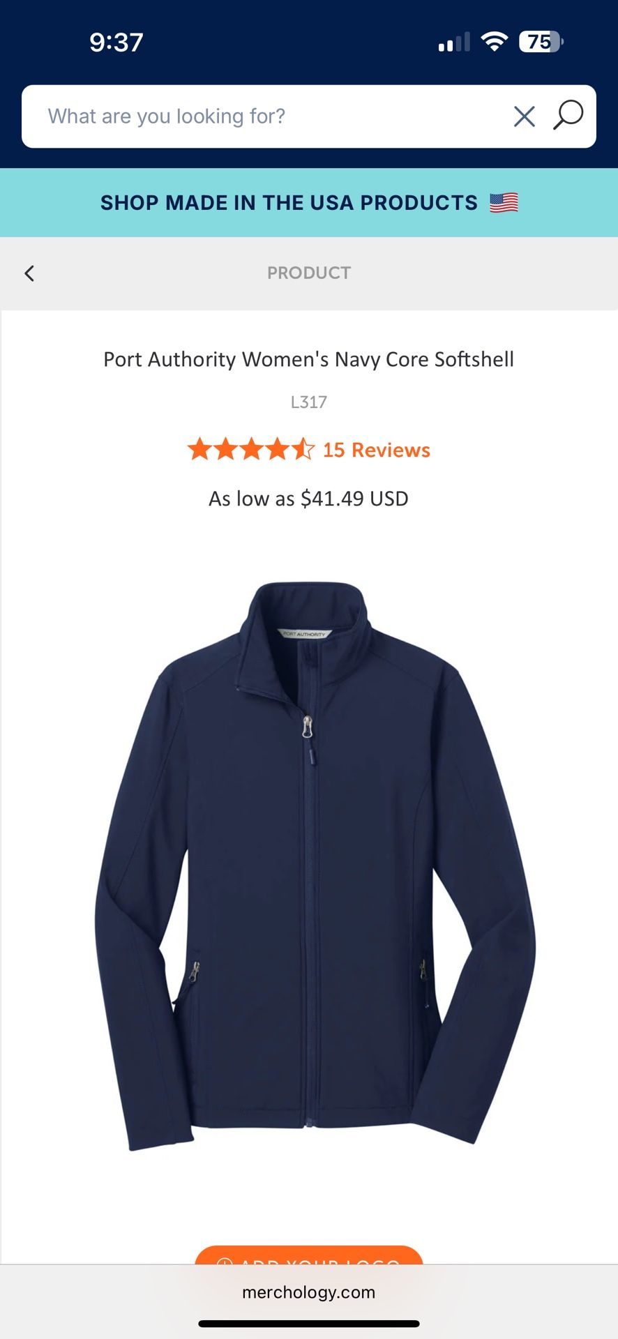 Port Authority  Ladies Value Fleece Jacket - True Navy