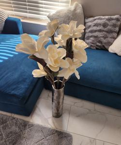 12 Imported Vases / Orchids faux