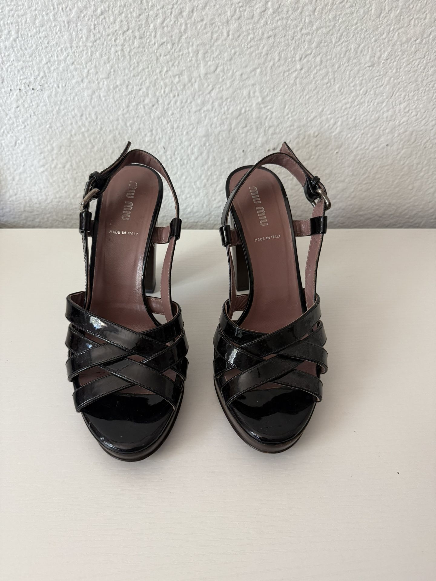 Miu Miu Wood Heels