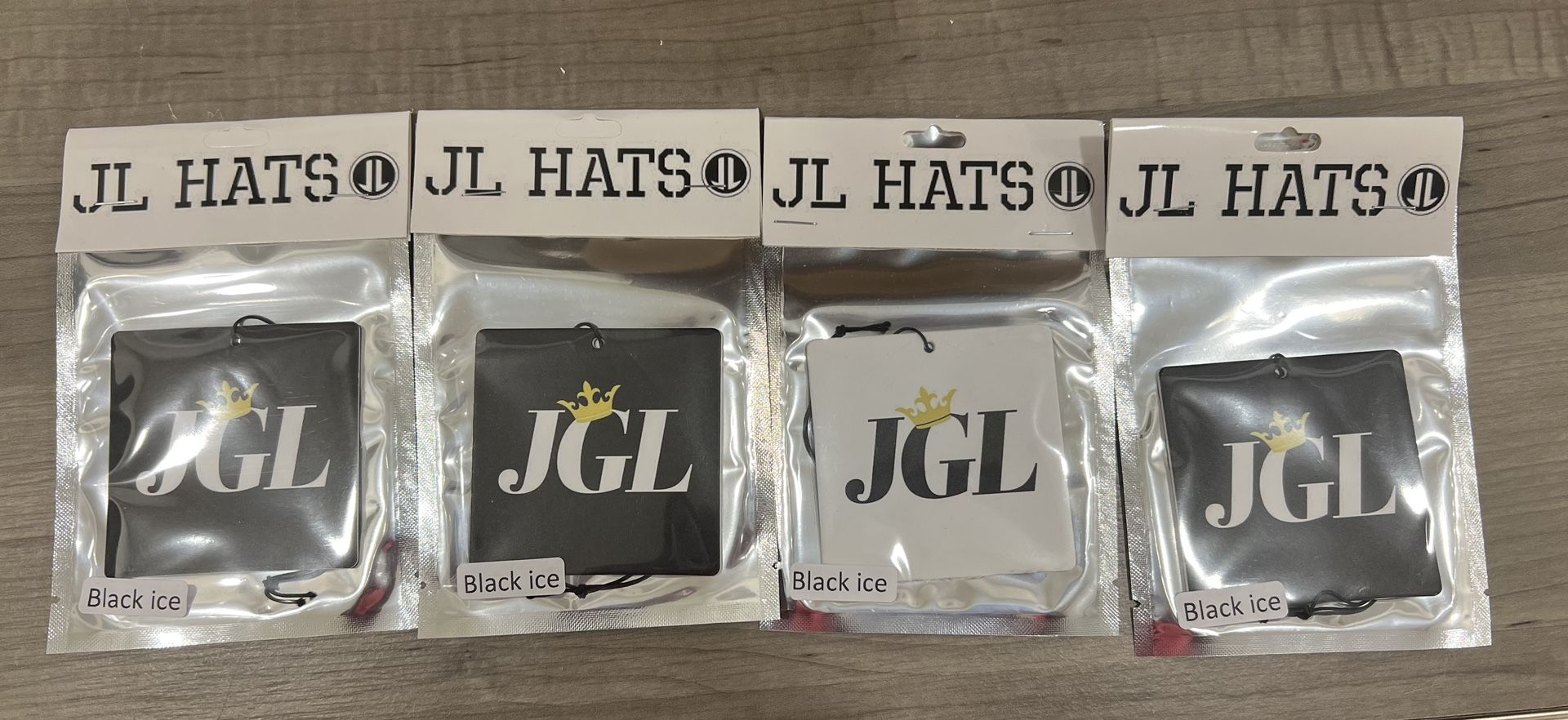 JGL EL CHAPO LA CHAPIZA AIR FRESHENER BLACK ICE 4 Pack