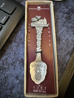 Pewter Hawaii Collectible Spoon 