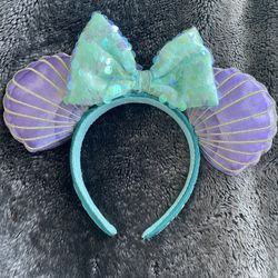 Purple And Green Mermaid Disney Ears 