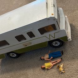 Vintage 1970’s Metal Indian Winnebago RV Motorhome