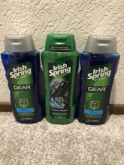 Irish Spring Body Wash Lot of 3
