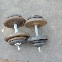 Dumbbells 2x40lb 