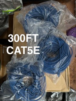 NEW 100 ft Cat5e Patch Cable with Molded RJ45 Connectors (3 packs) 100% pure copper - 100ft