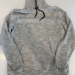 Men’s BKE Sylas Sweatshirt Knit Hoodie Large Gray Long Sleeve Pockets Unisex Top