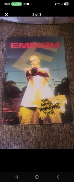 Eminem Anger Management Tour Concert Program