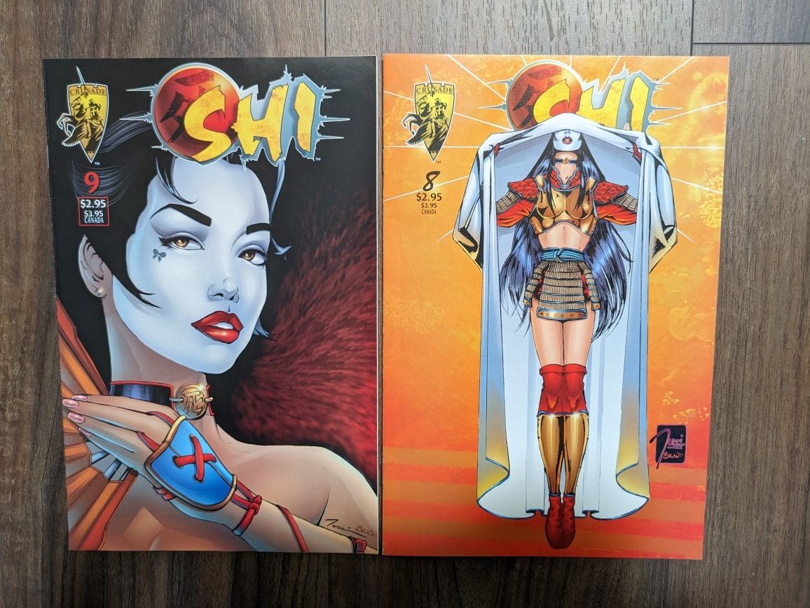 Shi The Way Of The Warrior#8 & 9 Crusade Comics 1996