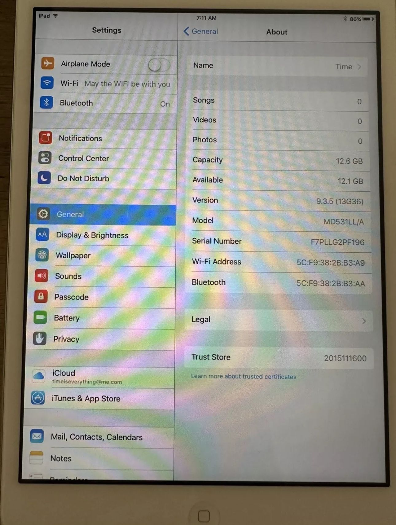 iPad Mini 7.9” 16gig First Generation