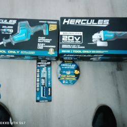 Reciprocating Saw And Angle Grinder 