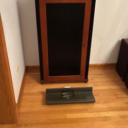 Salamander Design Synergy  Media Cabinet (Cherry/Black