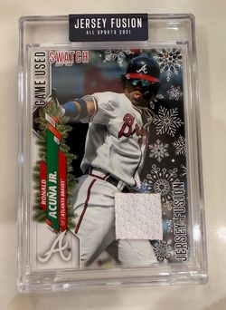 Ronald Acuna Jr. Jersey Fusion Holiday Edition JF-2025 Game worn patch Sealed