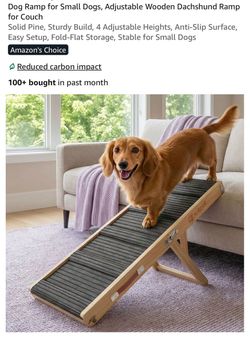 Aripet Adjustable Wooden Dog Ramp