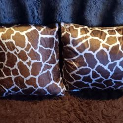 2 Camel Decerative Pillows Like New 