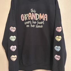 Custom Mom Or Grandma Shirts Or Sweatshirts 