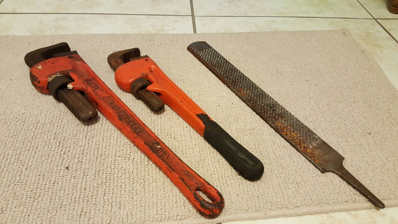Stilson wrench and perica key