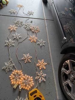 Snowflake Christmas String Lights