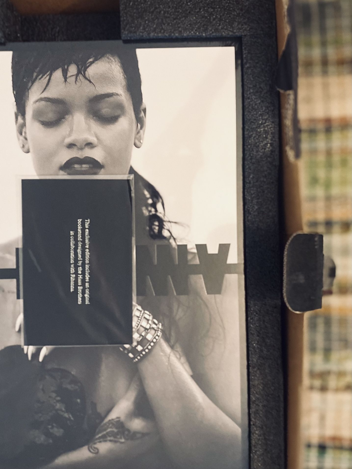 The Rihanna Book: Limited Edition (Fenty x Phaidon) featuring a Tattooed Hand Stand