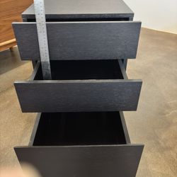 3-Drawer Rolling File Cabinet 